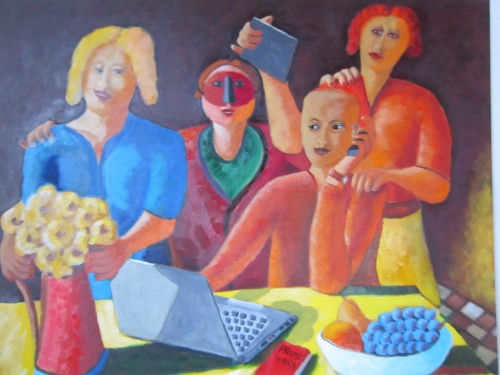 4-personaggi-olio-su-masonite-cm.73x89